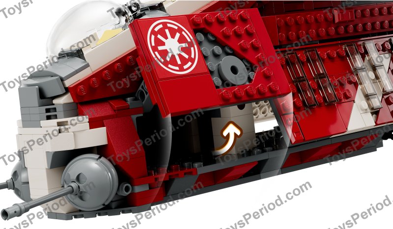 LEGO 75354 Coruscant Guard Gunship Set Parts List
