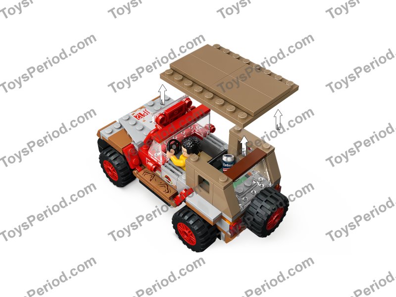 パーツ rgr LEGO 76958 Dilophosaurus Ambush Set Parts List