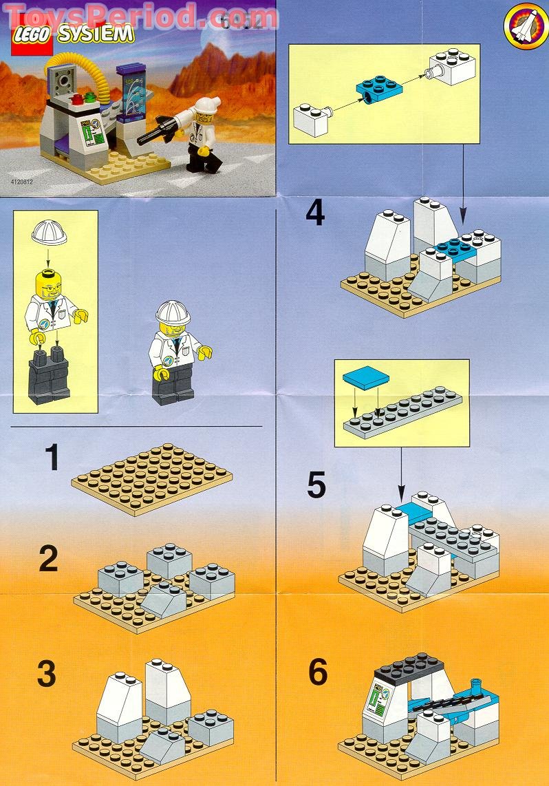 LEGO 6469 Space Port Value Pack Instructions and Parts List