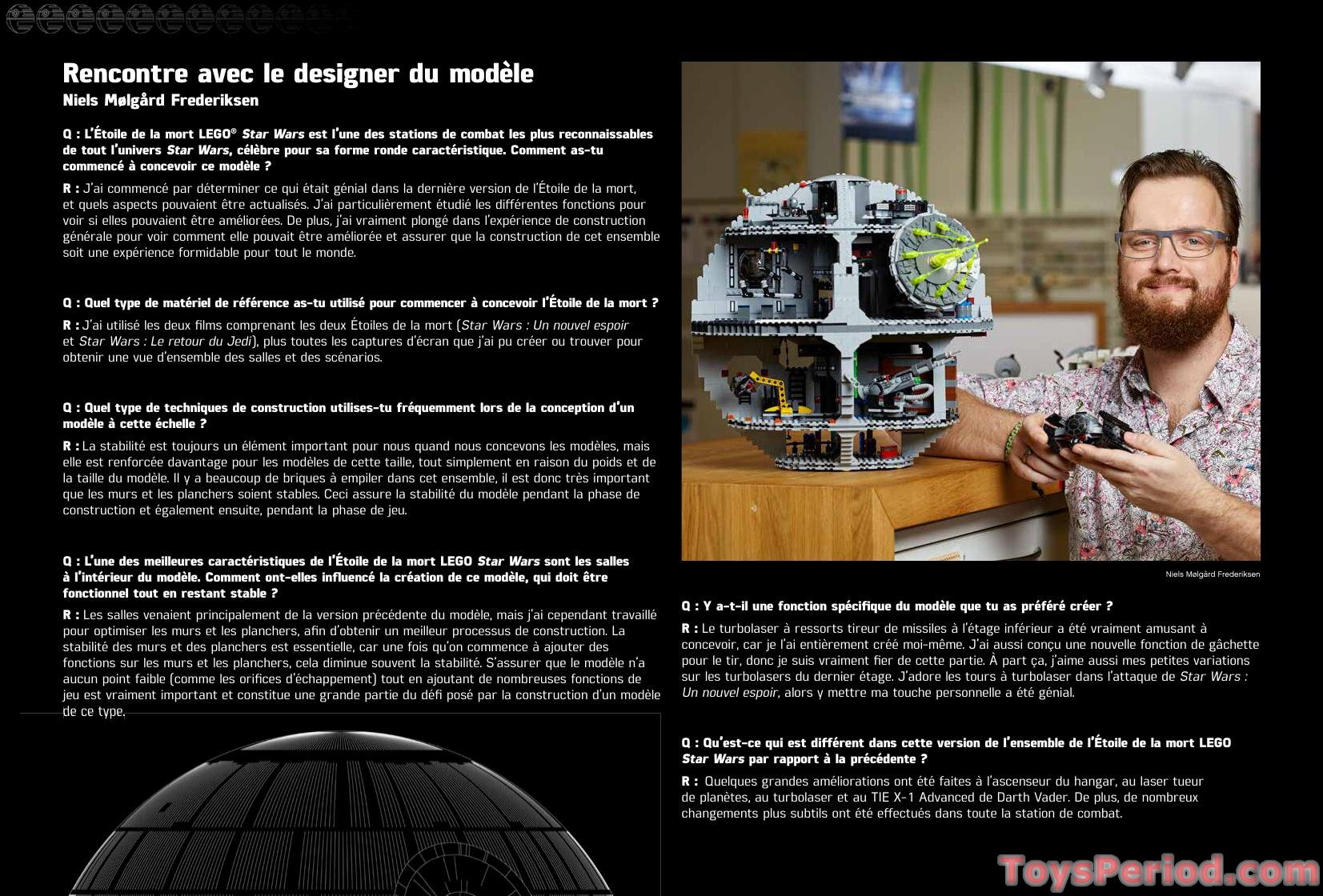 LEGO 75159 Death Star Instructions and Parts List