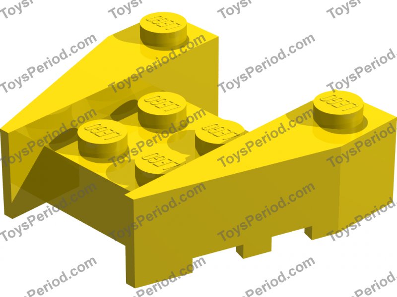 （2-2） Wedge 3 1/2 x 4 with Stud Notches : Part 50373 | BrickLink