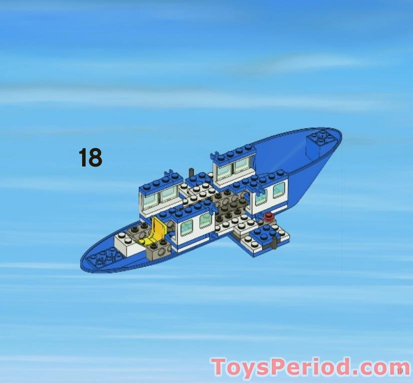 LEGO 3658 Police Helicopter Instructions and Parts List