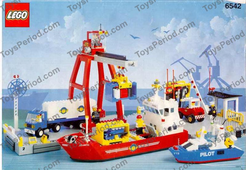 エル出品 LEGO 6542 Launch and Load Seaport Instructions and Parts List