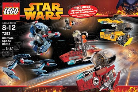 LEGO 7283 Ultimate Space Battle Instructions and Parts List