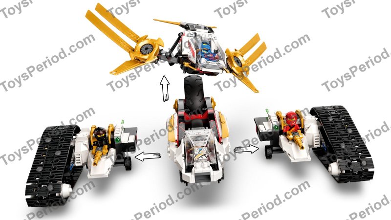LEGO 71739 Ultra Sonic Raider Set Parts List