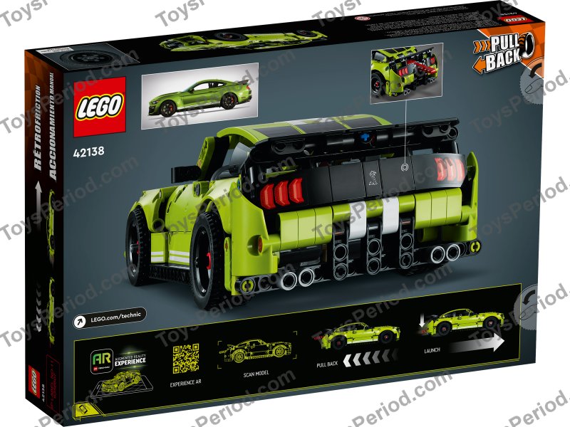 LEGO 42138 Ford Mustang Shelby GT500 Set Parts List