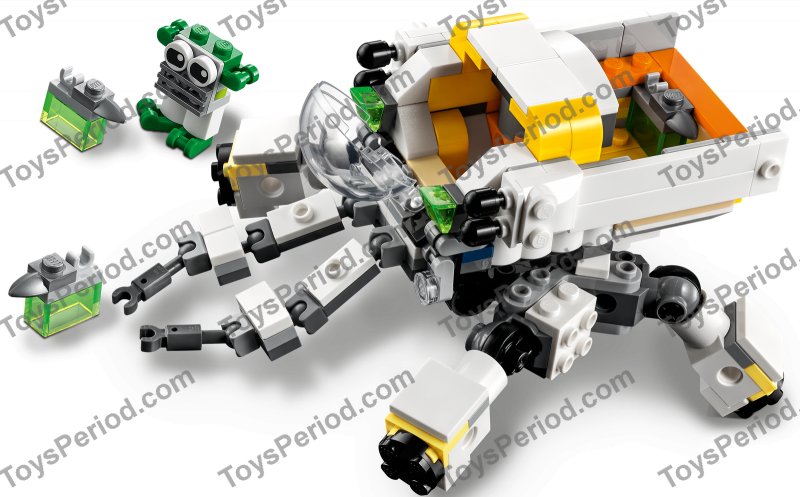 LEGO 31115 Space Mining Mech Set Parts List