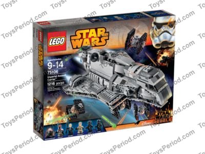LEGO 75106 Imperial Assault Carrier Set Parts List