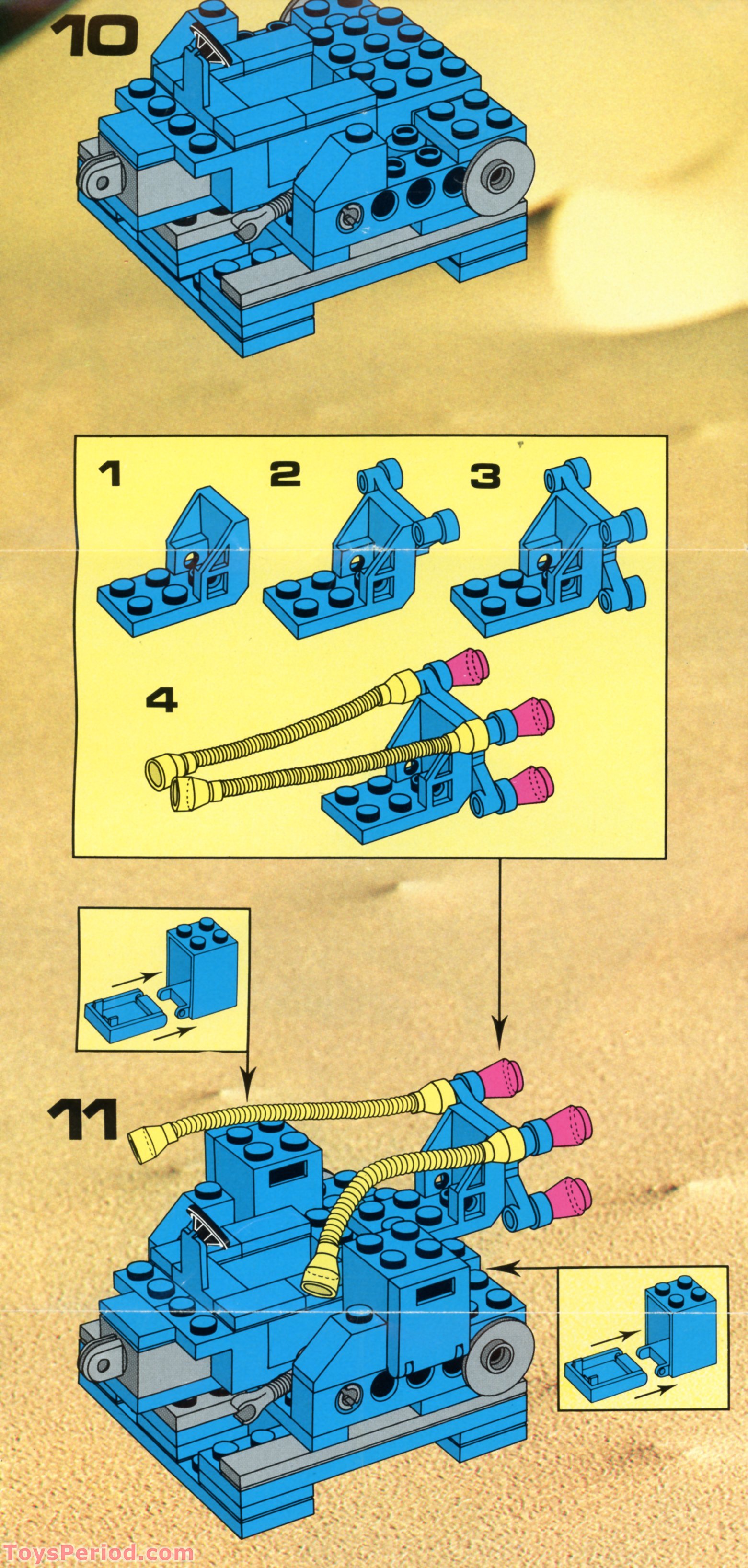 LEGO 6882 Walking Astro Grappler Instructions and Parts List