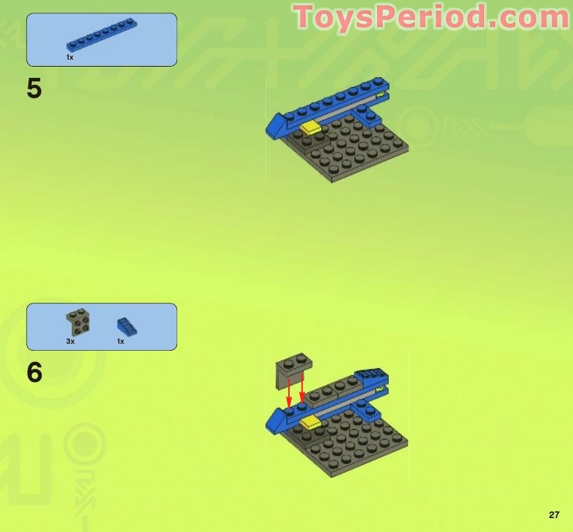 LEGO 7067 Jet-Copter Encounter Instructions and Parts List