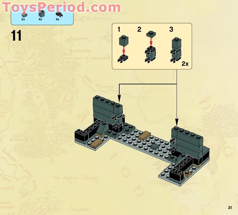 LEGO 9473 The Mines of Moria Instructions and Parts List