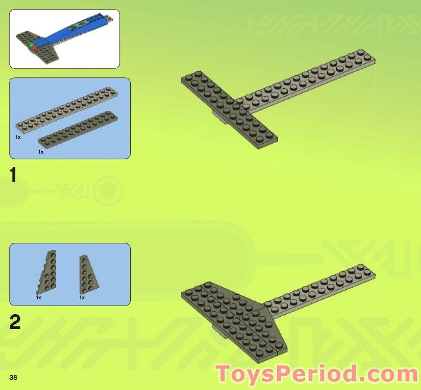 LEGO 7067 Jet-Copter Encounter Instructions and Parts List