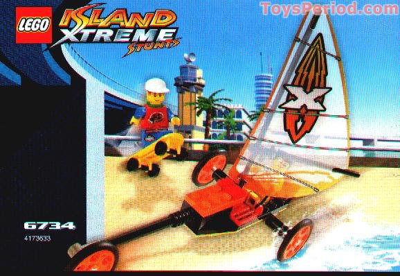 LEGO 6734 Beach Cruiser Instructions and Parts List