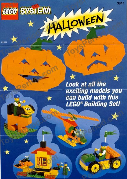 LEGO 3047 Halloween Bucket Set Parts List