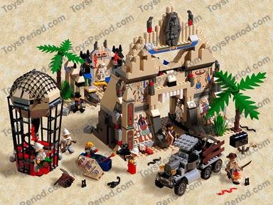 LEGO 5988 Pharaoh's Forbidden Ruins Instructions and Parts List