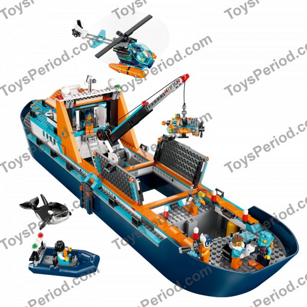 LEGO 60368 Arctic Explorer Ship Set Parts List