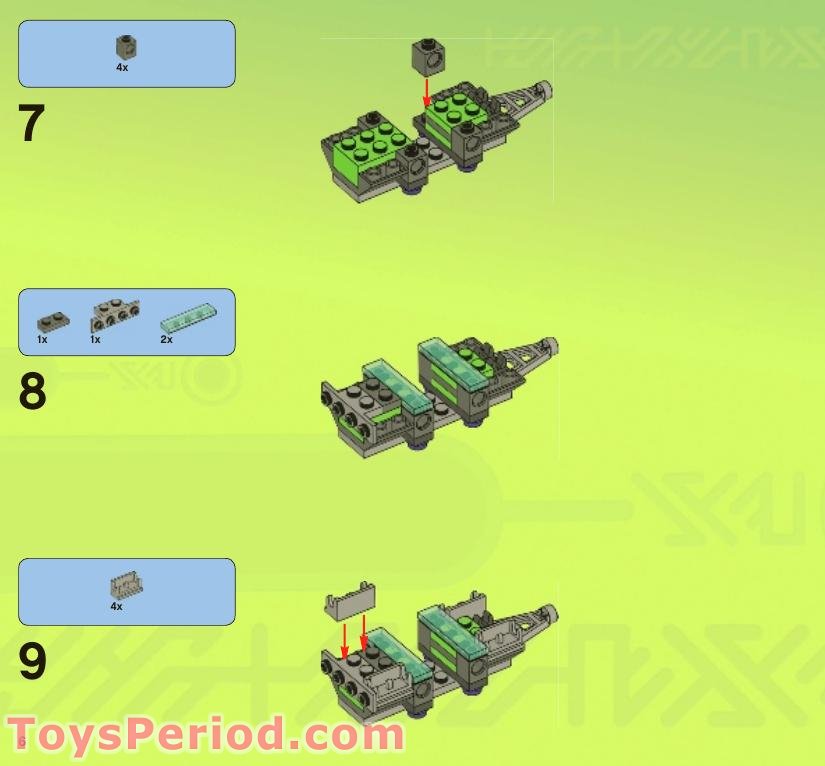 LEGO 7067 Jet-Copter Encounter Instructions and Parts List