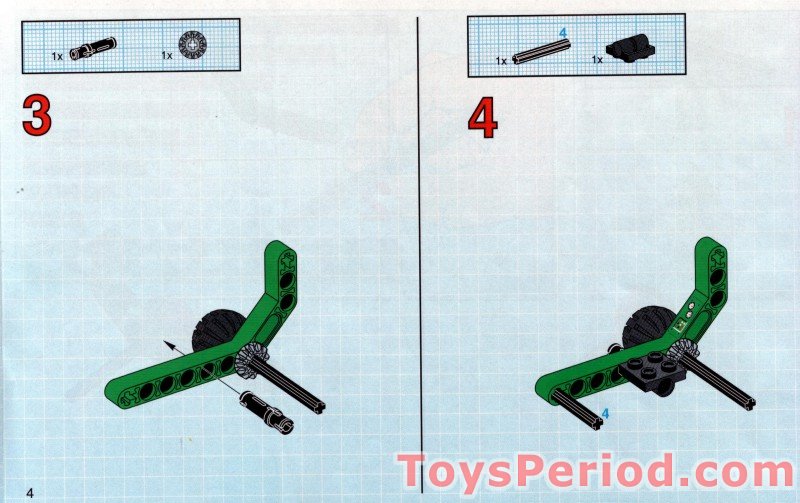 LEGO 8217 The Wasp Instructions and Parts List