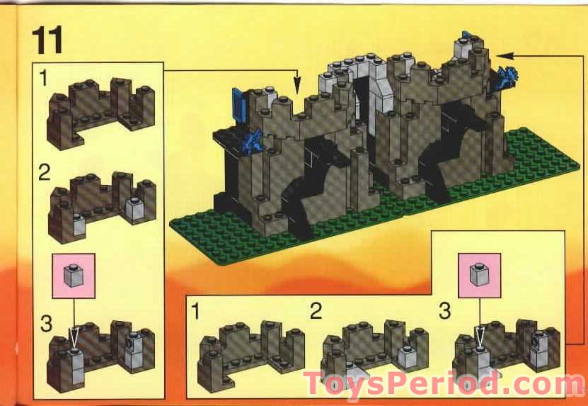 LEGO 6048 Majisto's Magical Set Parts Inventory and
