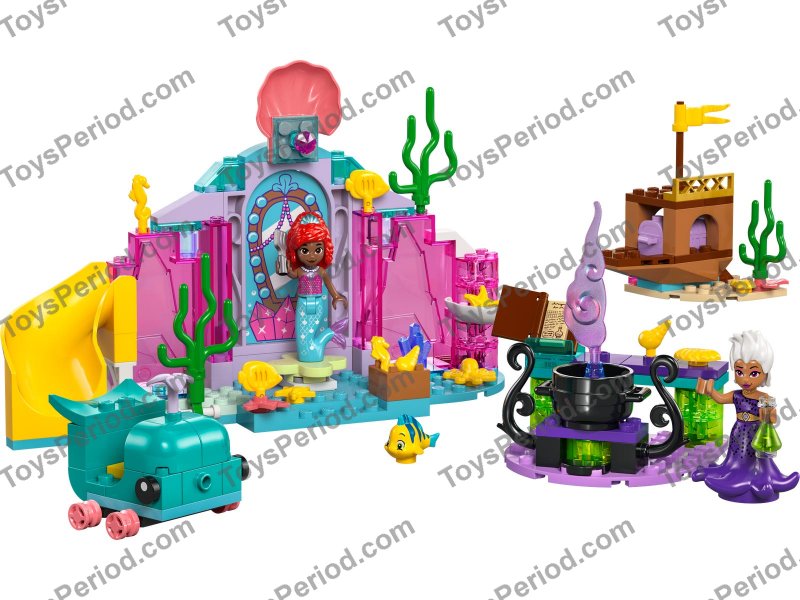 LEGO 43254 Ariel's Crystal Cavern Set Parts List