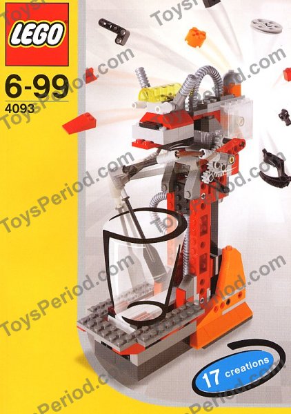 レゴリス君樣確認 LEGO 4093 Wild Windup Instructions and Parts List