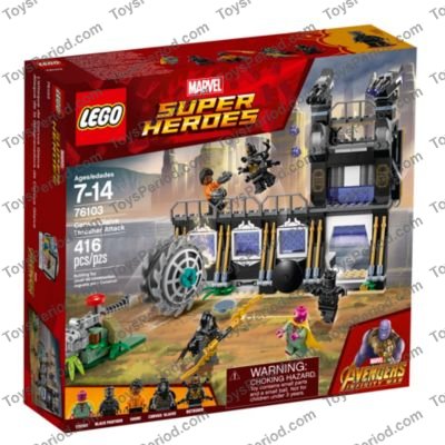 LEGO 76103 Corvus Glaive Thresher Attack Set Parts List