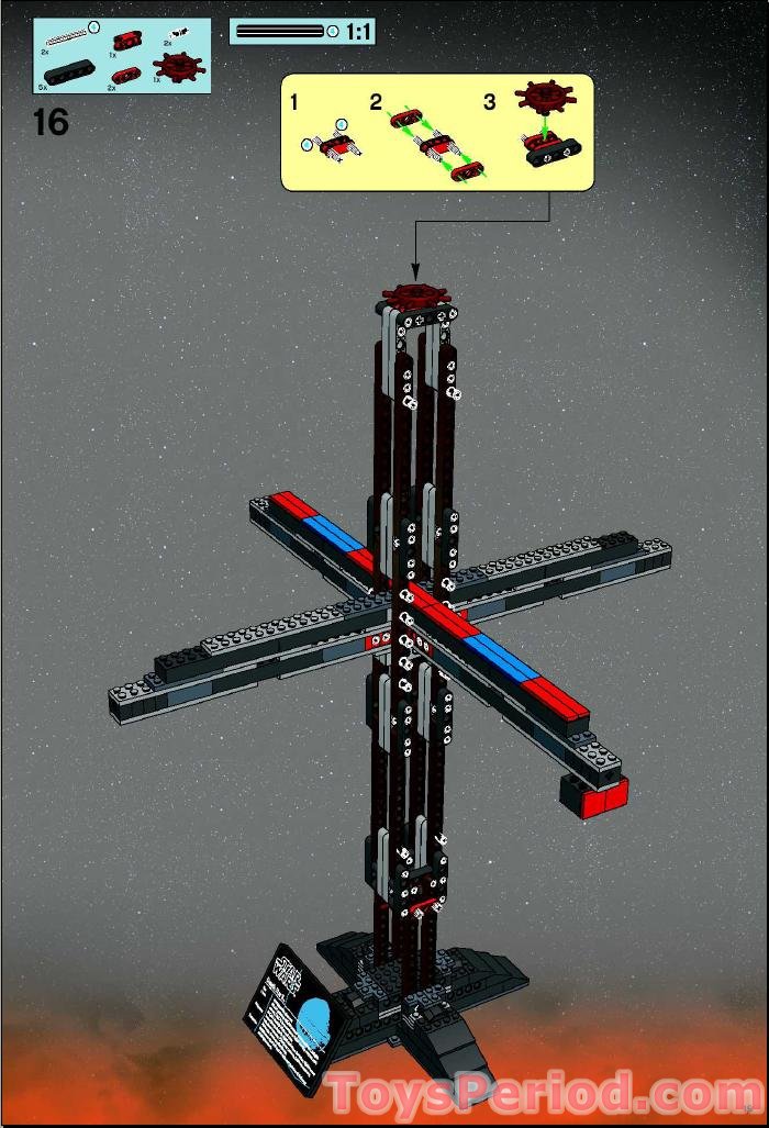 ERSATZ Aufkleber//Sticker für LEGO 10143 UCS Death Star II Star Wars