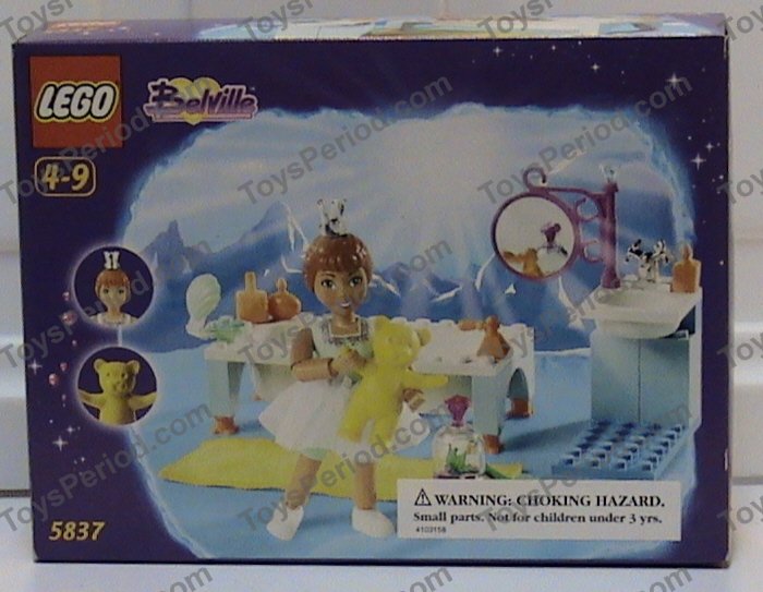 LEGO 5837 Flora's Bubbling Bath Set Parts List