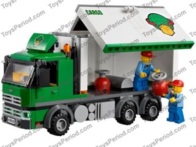 green lego truck