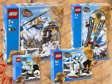 LEGO K7417 Orient Expedition in Mount Everest Kit Set Parts List