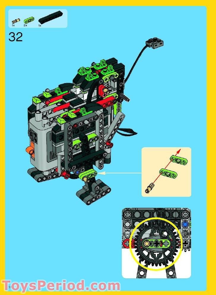 LEGO 4958 Monster Dino Instructions and Parts List