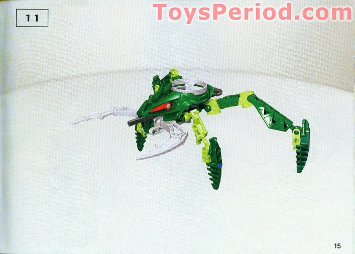 LEGO 8746 Visorak Keelerak Instructions and Parts List