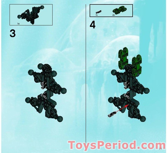 LEGO 8940 Karzahni Instructions and Parts List