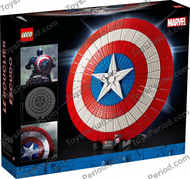 LEGO 76262 Captain America's Shield Set Parts List