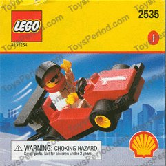 レジェンドオブ　スタートレック　シリーズ1 LEGO 2535 Shell Promotional Set - Formula 1 Racing Car