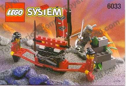 LEGO 6033 Treasure Transport Instructions and Parts List