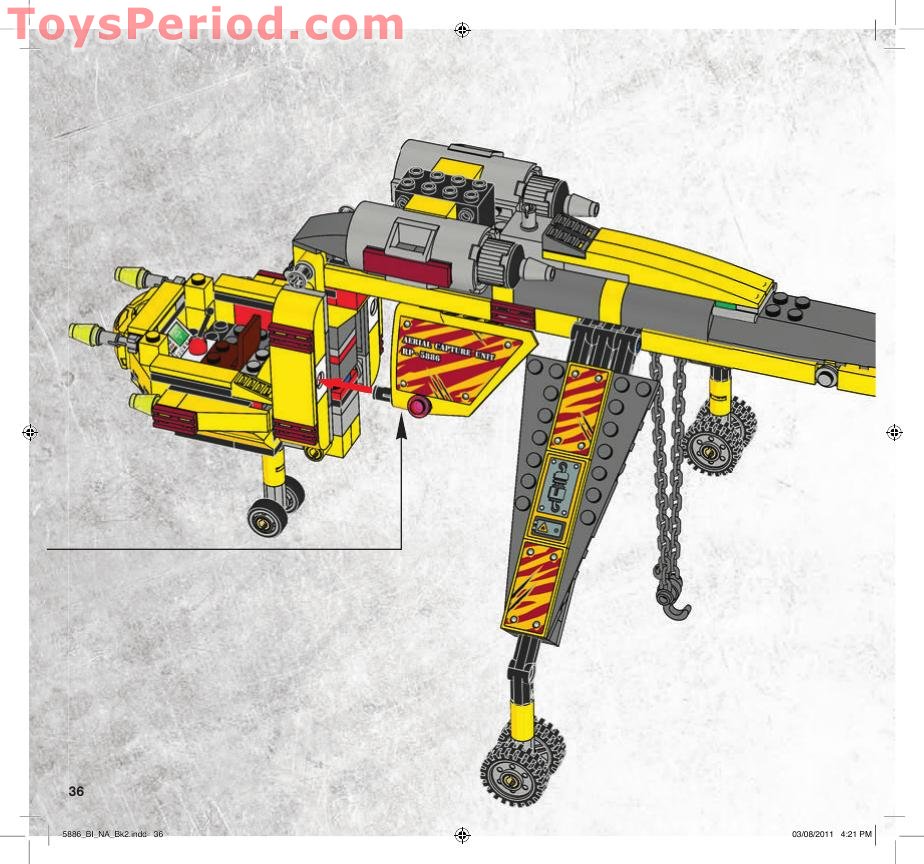 LEGO 5886 T-Rex Hunter Instructions and Parts List