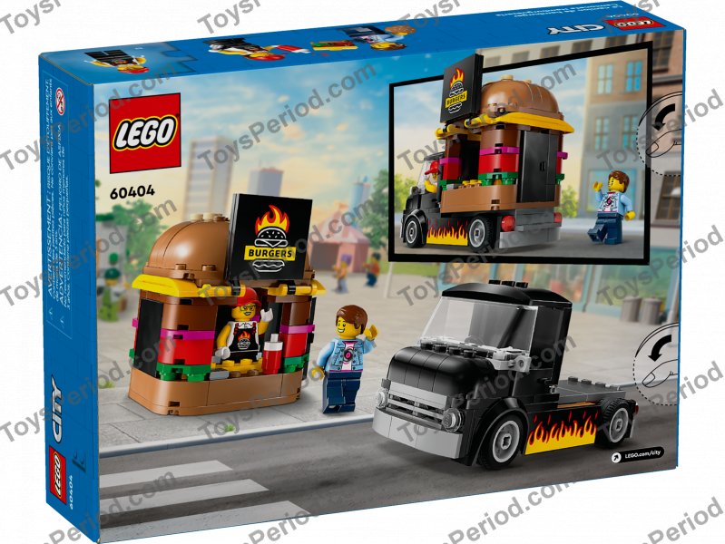   クリスマスプレート 2011 LEGO 60404 Burger Truck Set Parts List