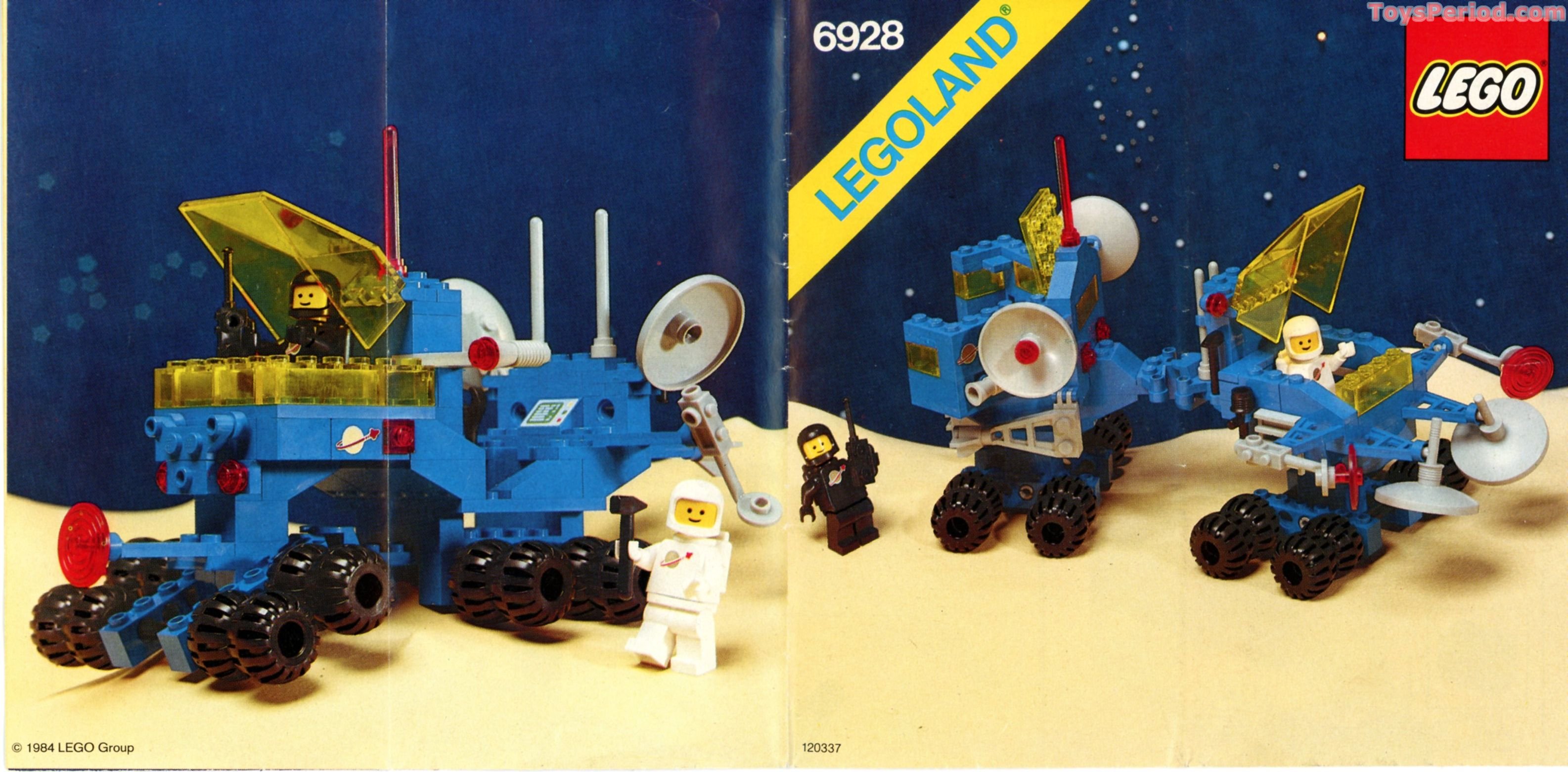 LEGO 6928 Uranium Search Vehicle Instructions and Parts List