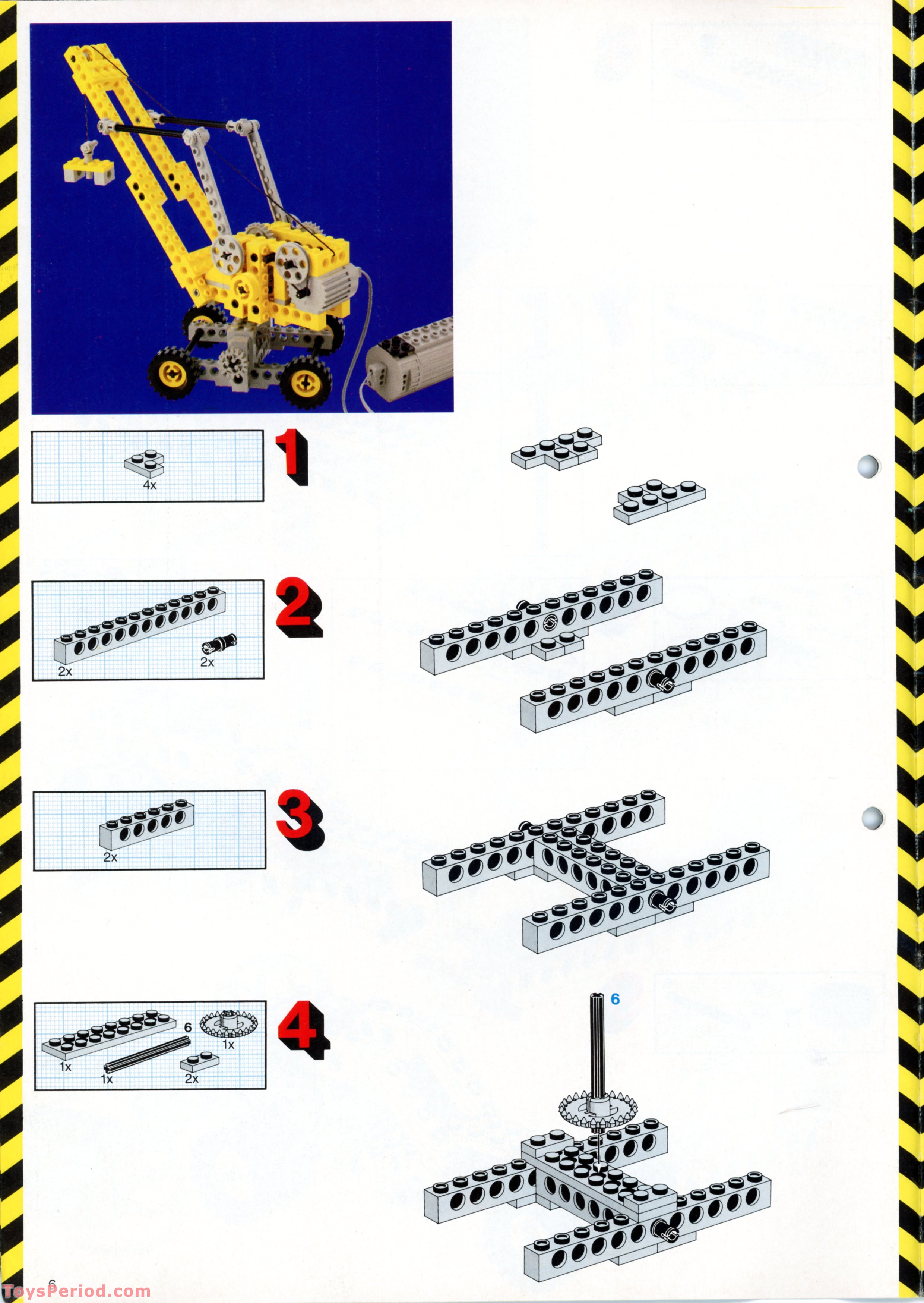 LEGO 8054 Universal Motor Set Instructions and Parts List