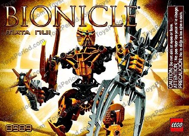 LEGO 8989 Mata Nui Instructions and Parts List