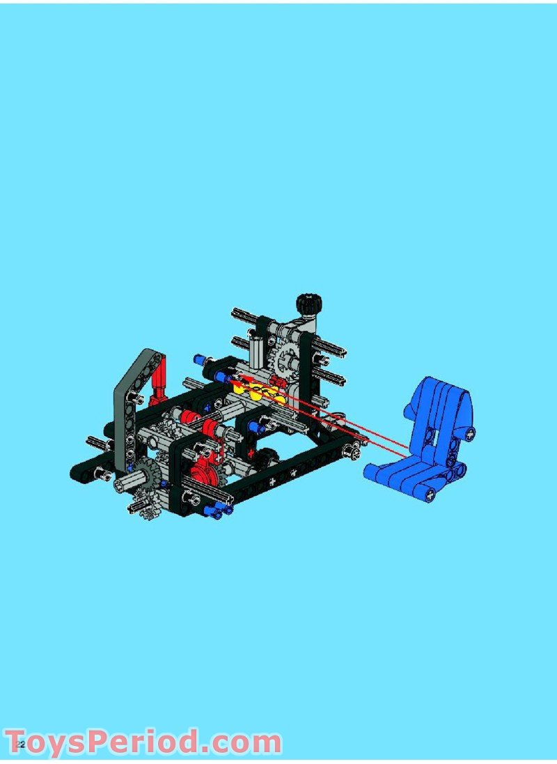 LEGO 8063 Tractor with Trailer Instructions and Parts List