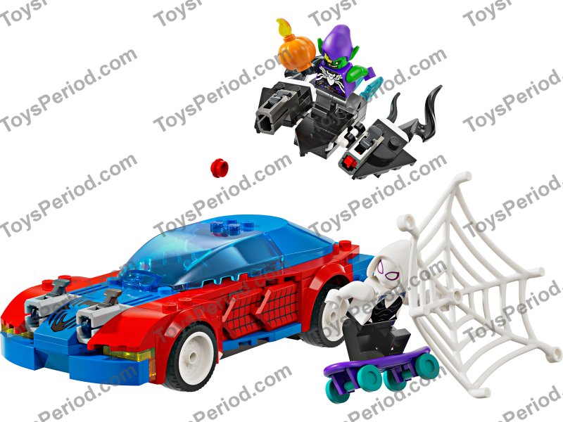 LEGO 76279 Spider-Man Race Car & Venom Green Goblin Set Parts List