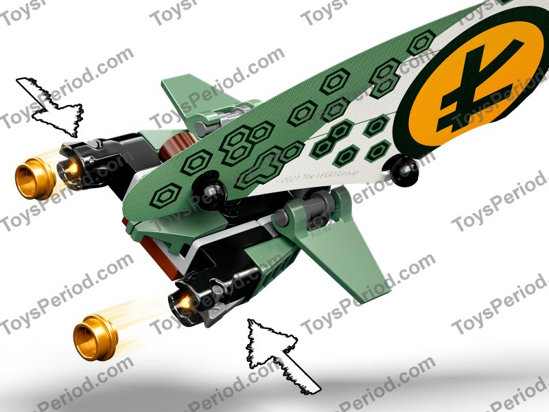 LEGO 71745 Lloyd's Jungle Chopper Bike Set Parts List
