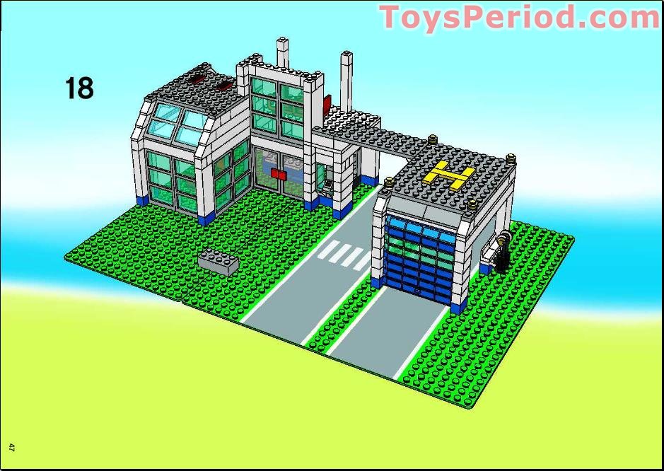 LEGO 10159-2 City Airport - Full Size Image Box Instructions and Parts List