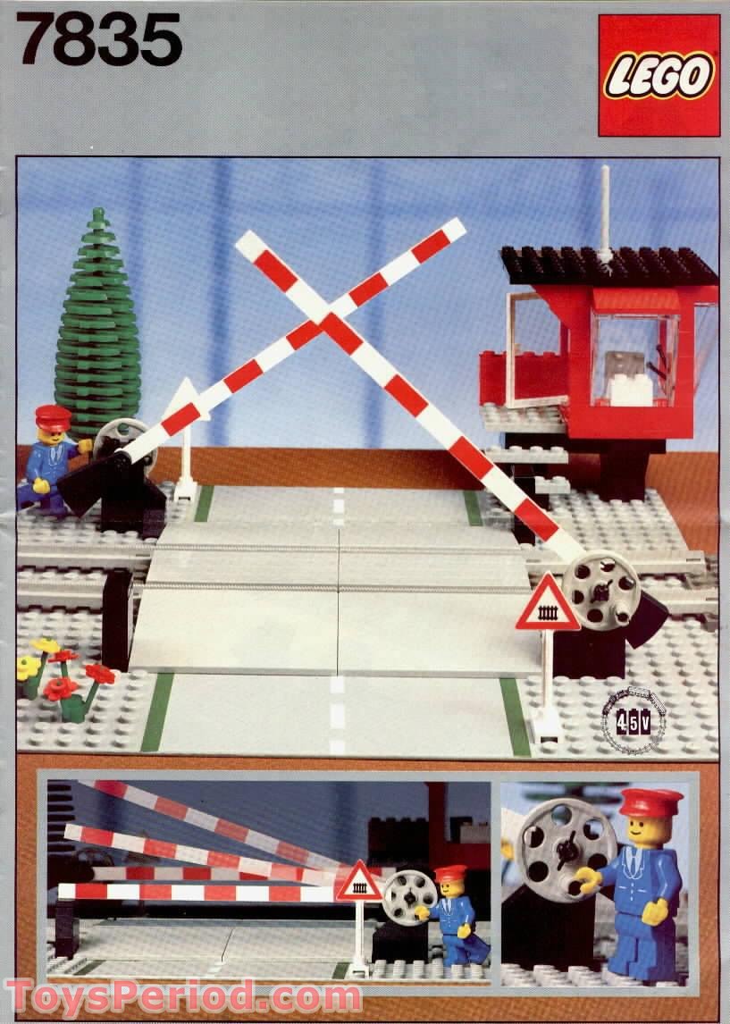 LEGO 7835 Manual Road Crossing Instructions and Parts List