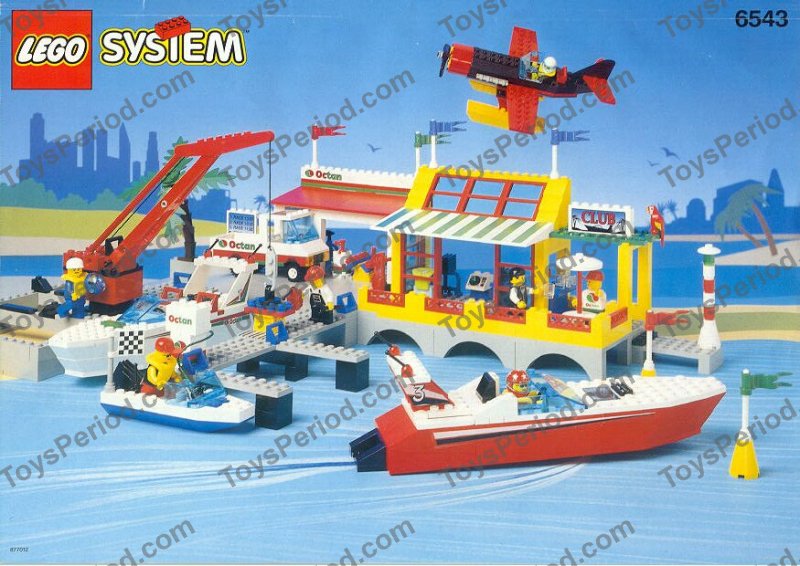 一部予約販売中】 LEGO レゴ6543 レジャーボートマリーナ(説明書箱有り)