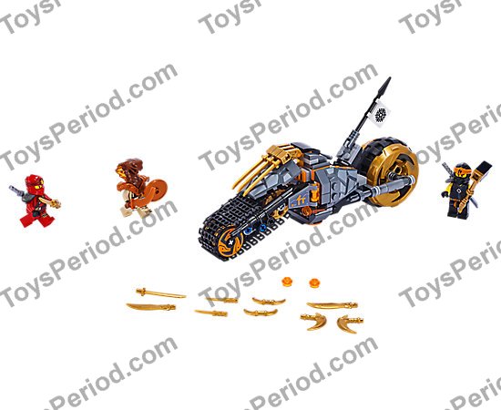LEGO 70672 Cole's Dirt Bike Set Parts List