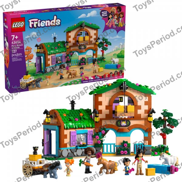 LEGO 42654 Pony Ranch & Stable Set Parts List