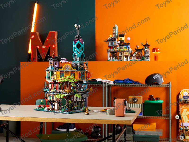 LEGO 71741 NINJAGO City Gardens Set Parts List
